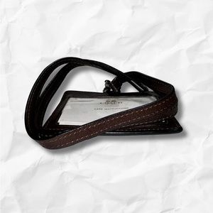 Coach - Card Holder with Attachable Leather Necklace